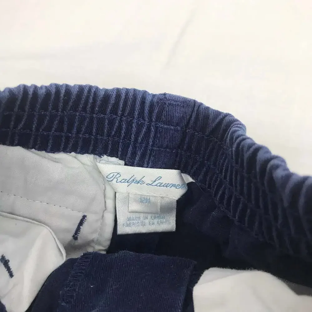 Ralph Lauren navy blue pants 12 months‎